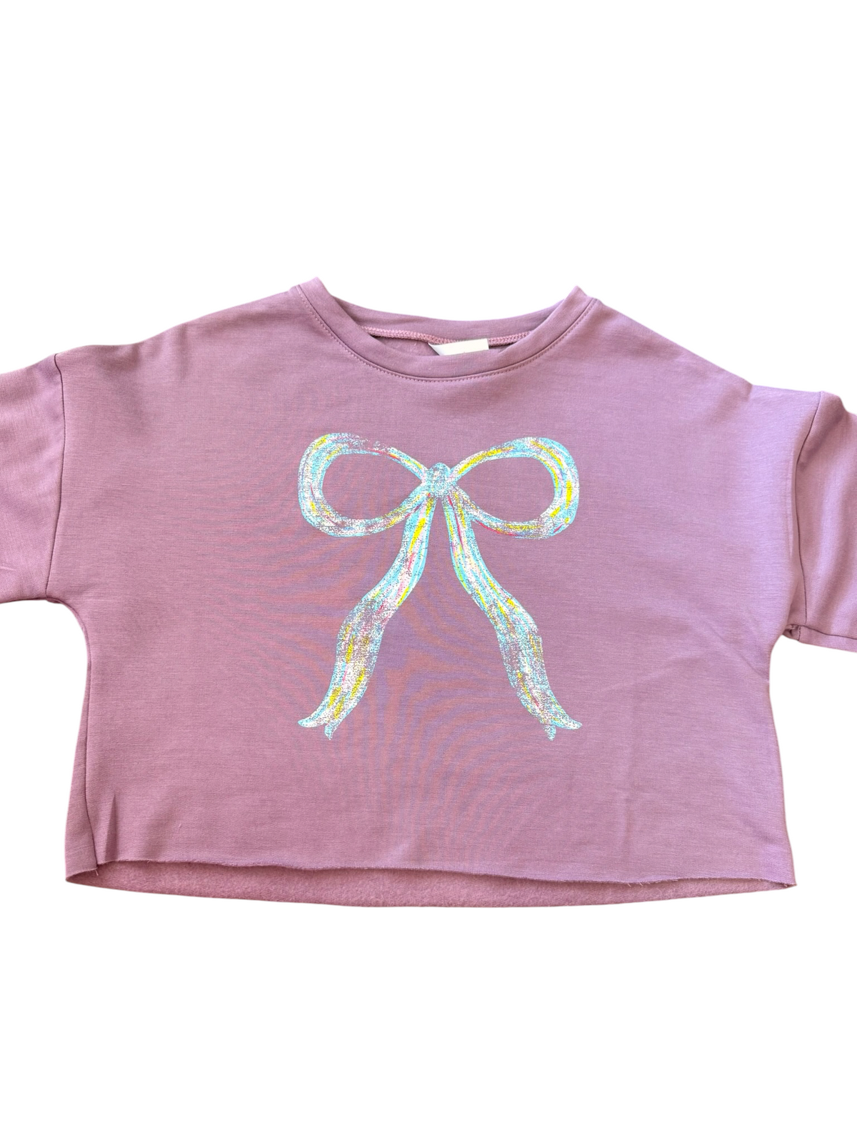 Colored Bow Sweatshirt