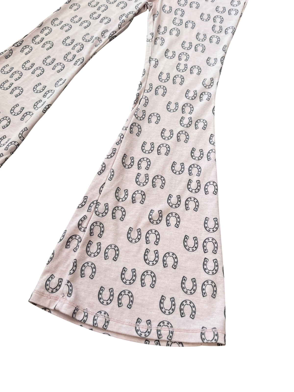 Fitted Horseshoe Flare Pant - Dusty Rose