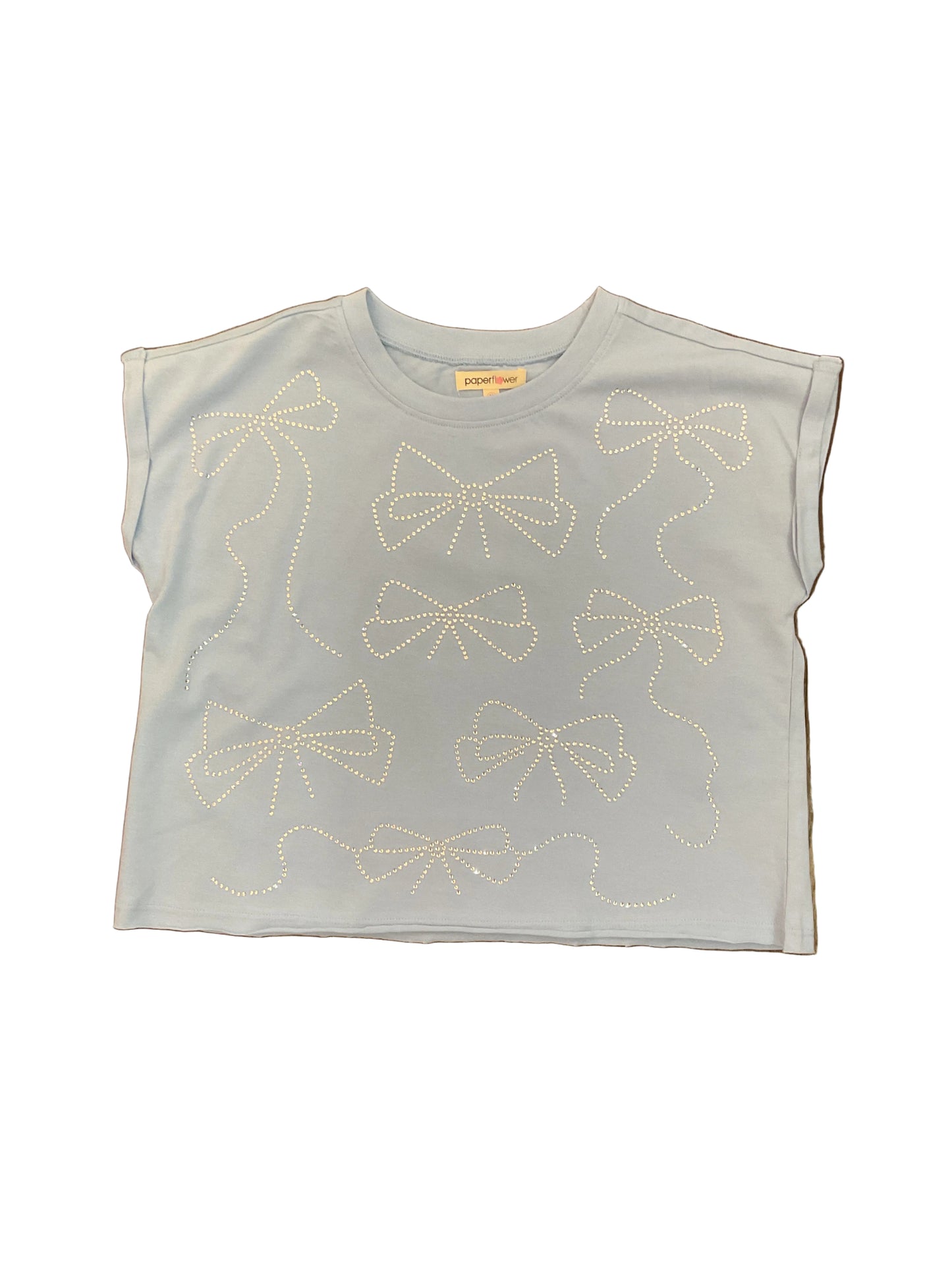 Rhinestones Dolman Top - Blue