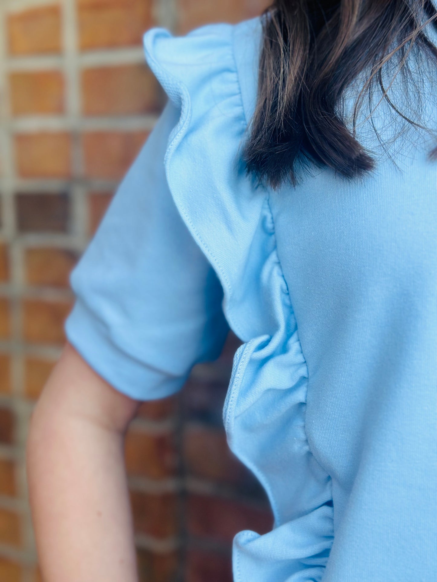 Magnolia Top - Boardwalk Blue