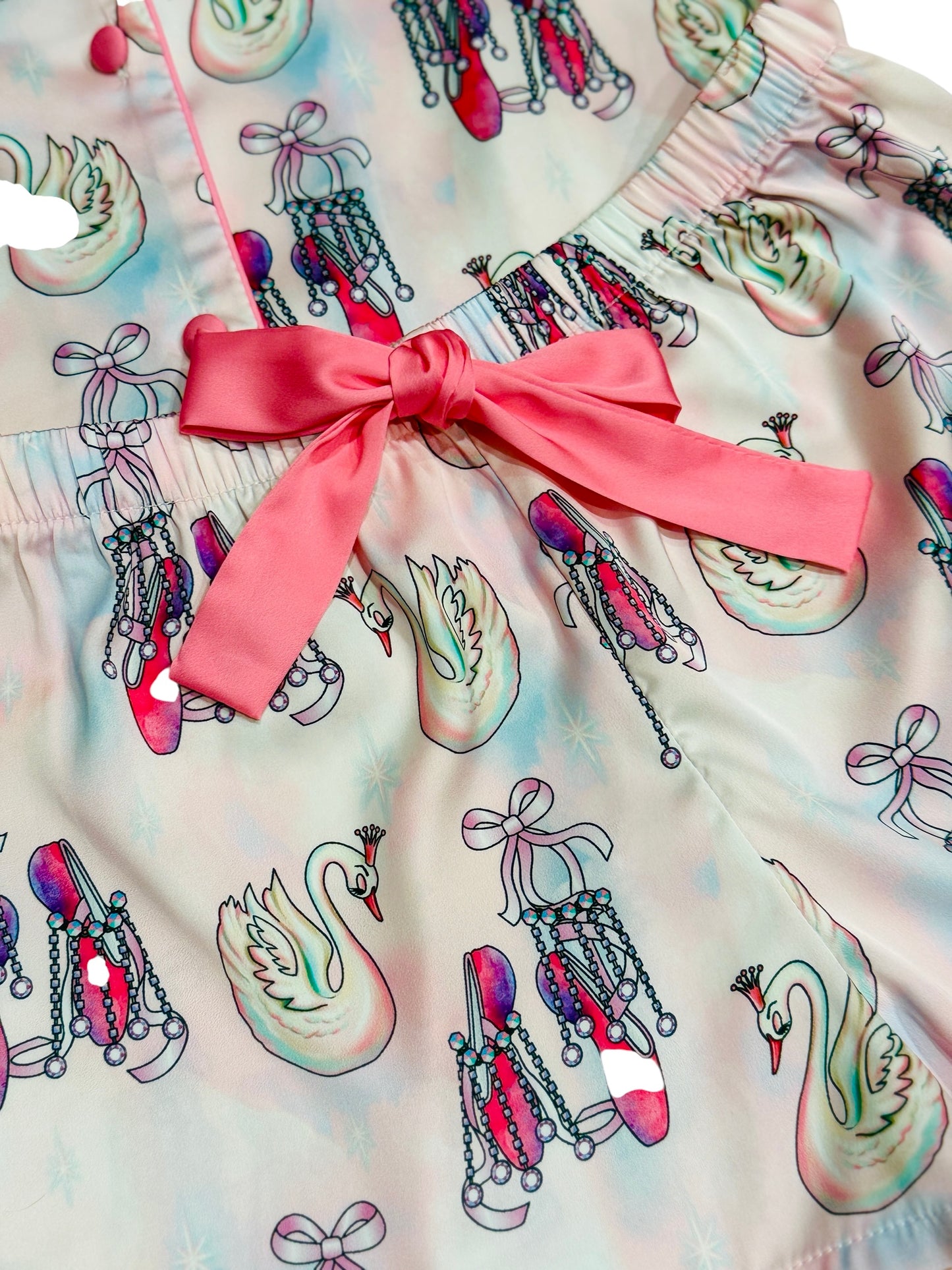 Silky Swan Lake Loungewear Set