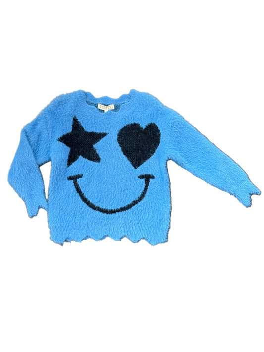 Smiley Face Fuzzy Sweater
