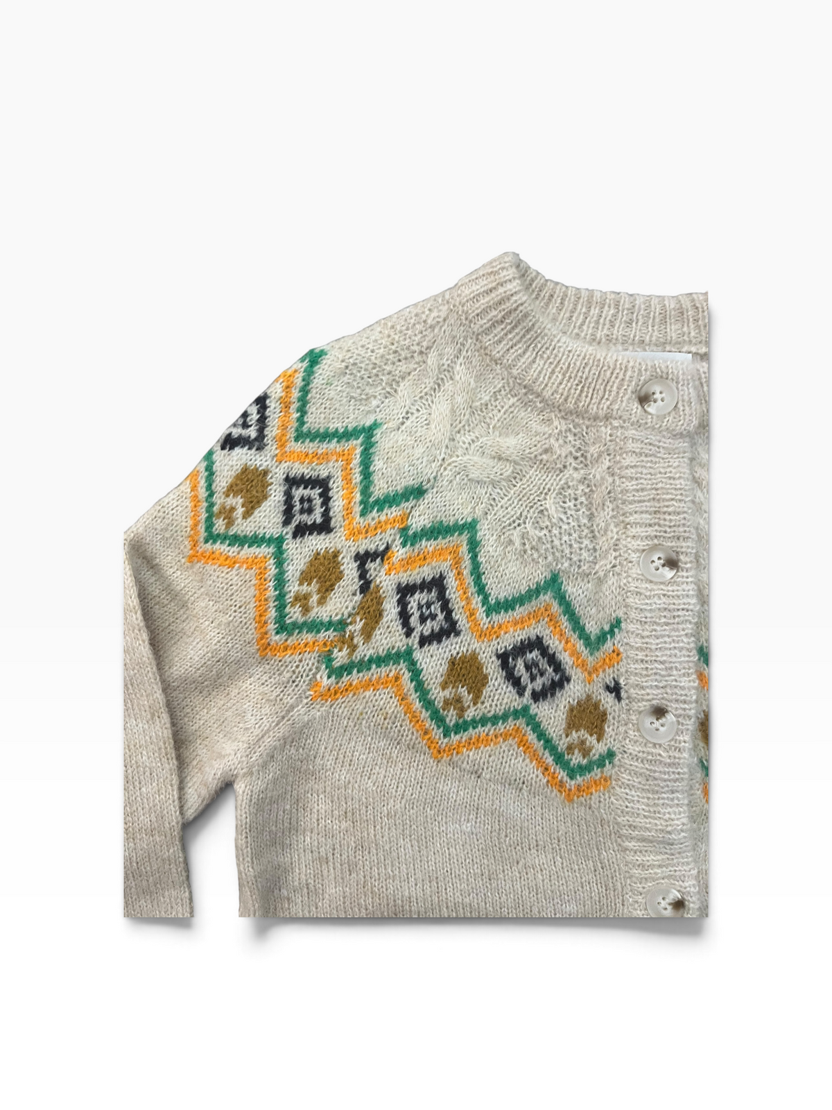 Molo Gemma Fair Isle Cardigan