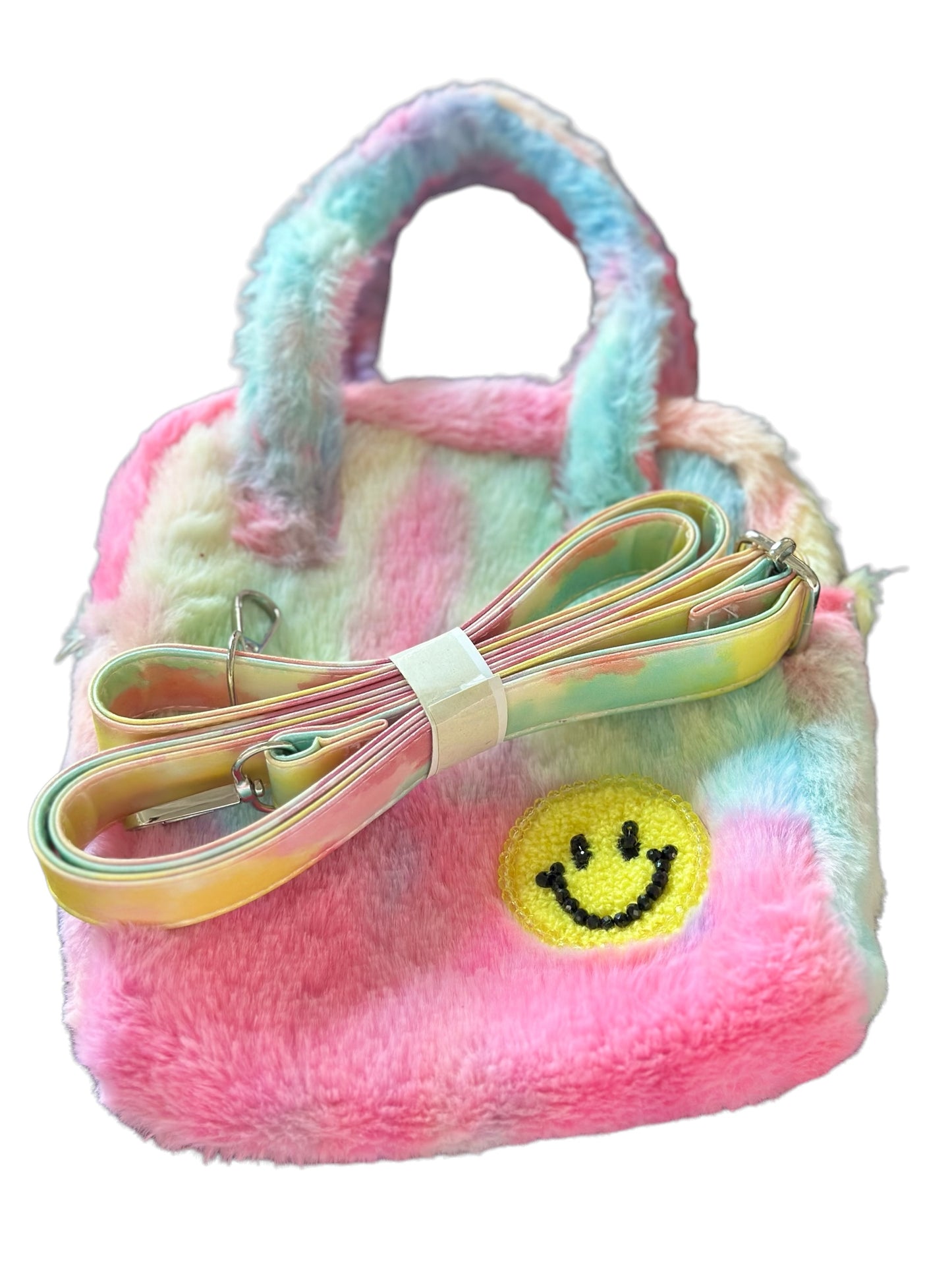 Smiley Fur Tote