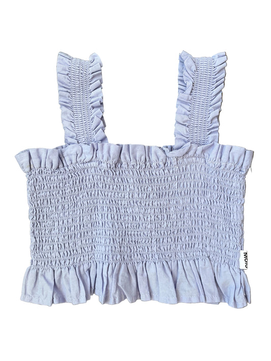 Rolfia Smocked Tank - Cool Lilac