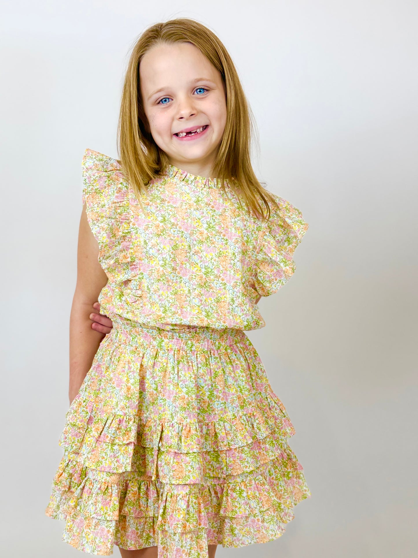 Gustavia Dress In Garden Sorbet