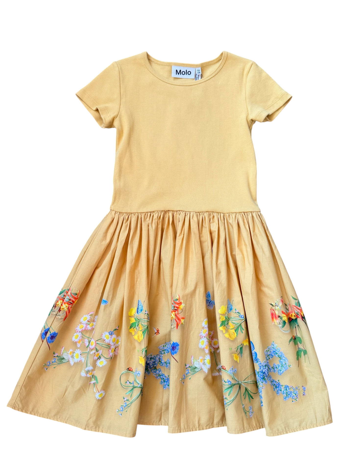 Cissa Mixed-Media Graphic Dress