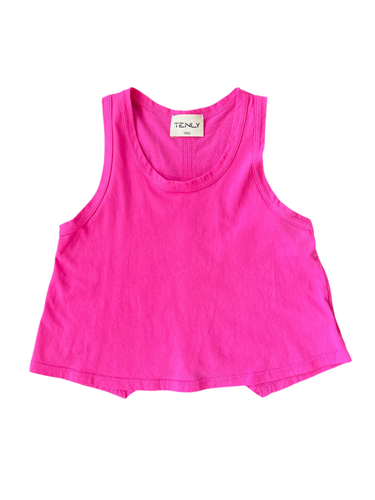 Tenly Flared Swing Tank - Hot Pink