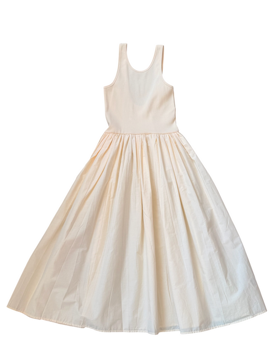 Corella Mixed-Media Dress