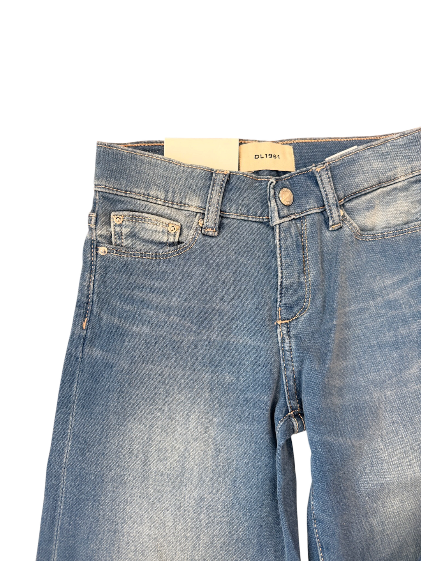 Lily Wide Leg - Washed Blue Knit