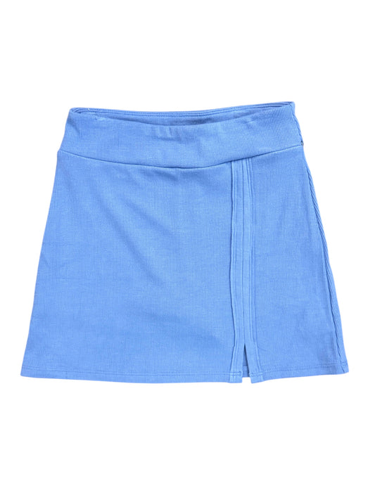 Tenly Rayon Rib Skort- Cobalt