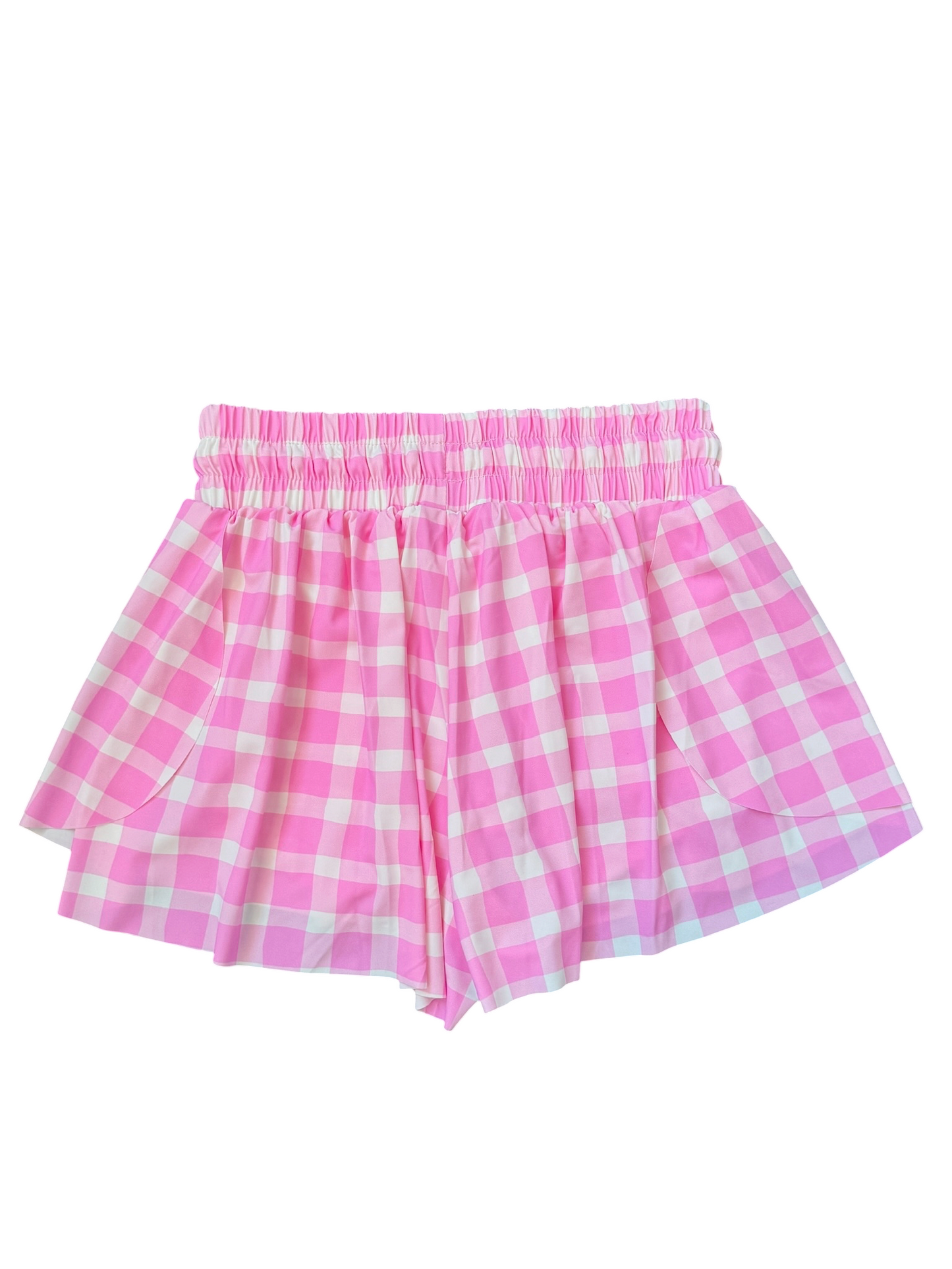 Pink Gingham Butterfly Shorts