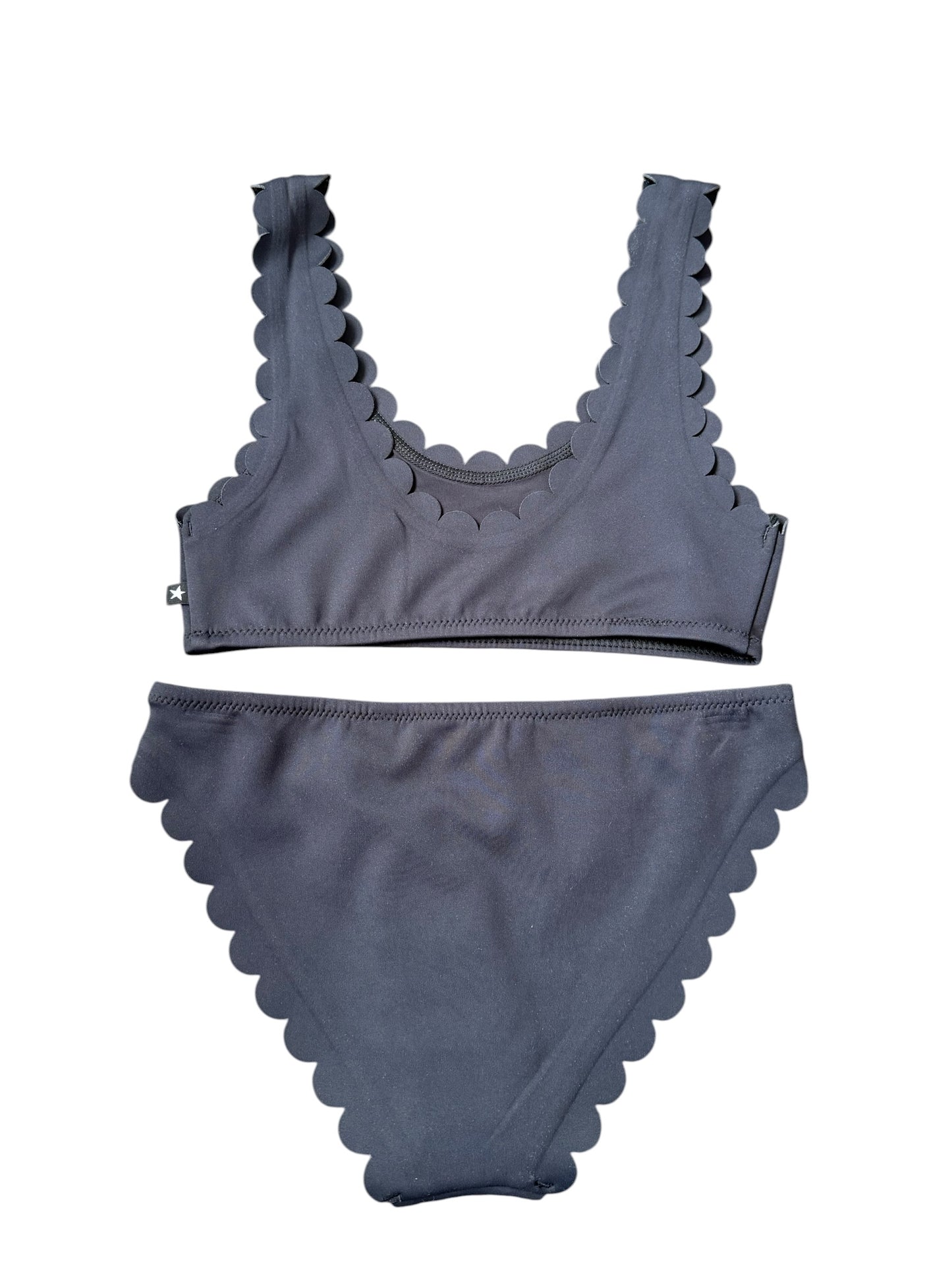 Nolina Scalloped Bikini - Black