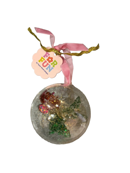 Christmas Ornament Mini Claw Hair Clips