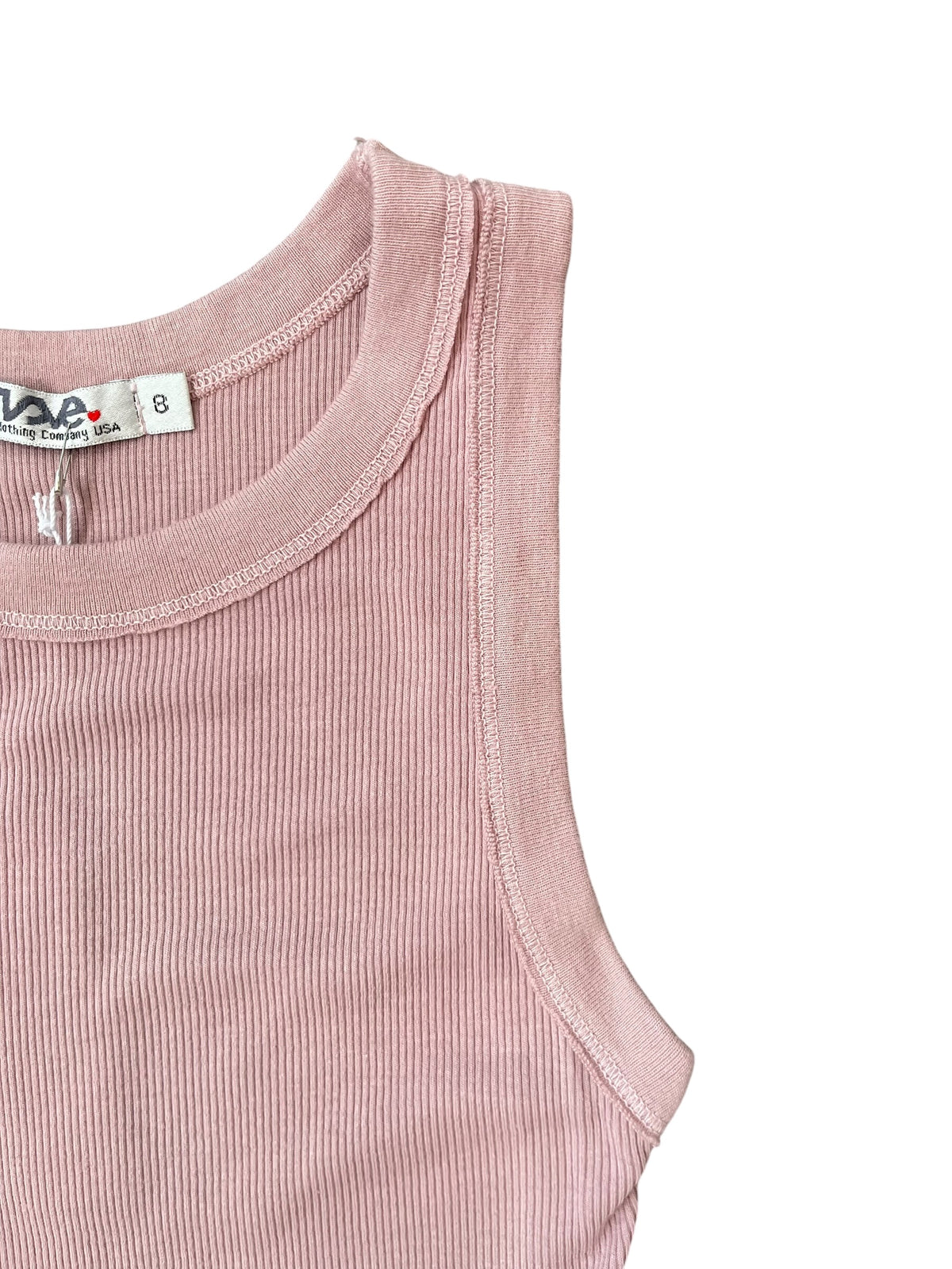 Cool Rib Tank - Dusty Rose