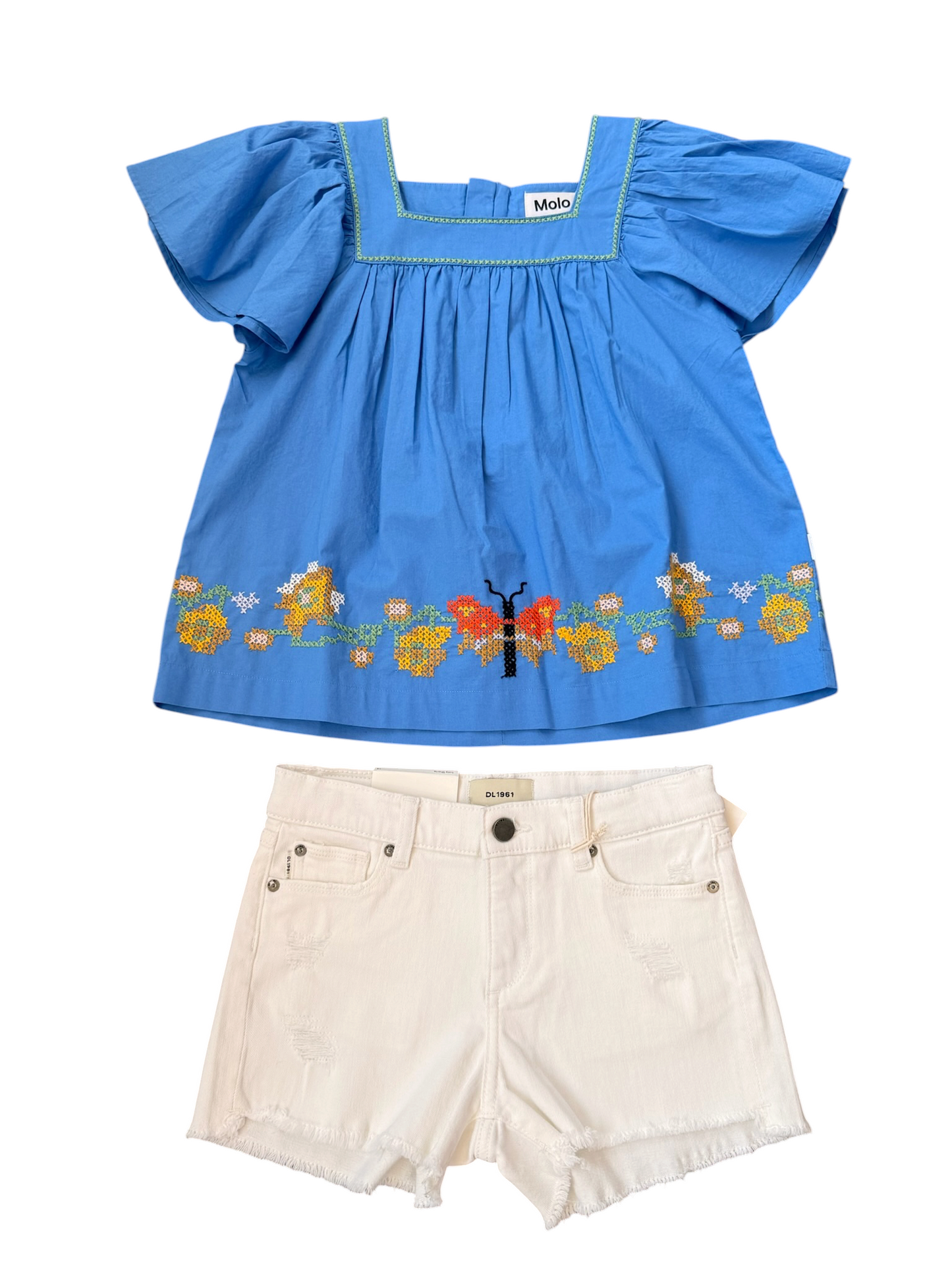 Rosalyn Embroidered Peasant Top