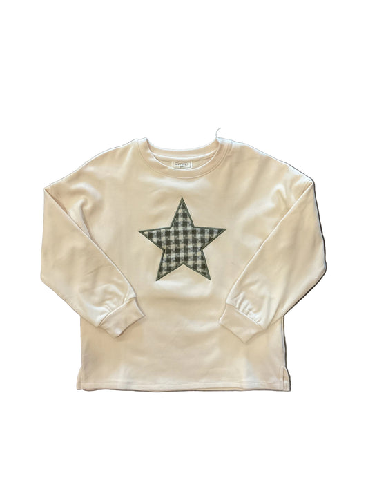 Gingham Star Sweatshirt