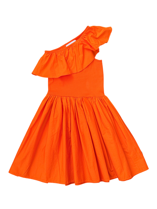 Chloey One Shoulder Ruffle Dress