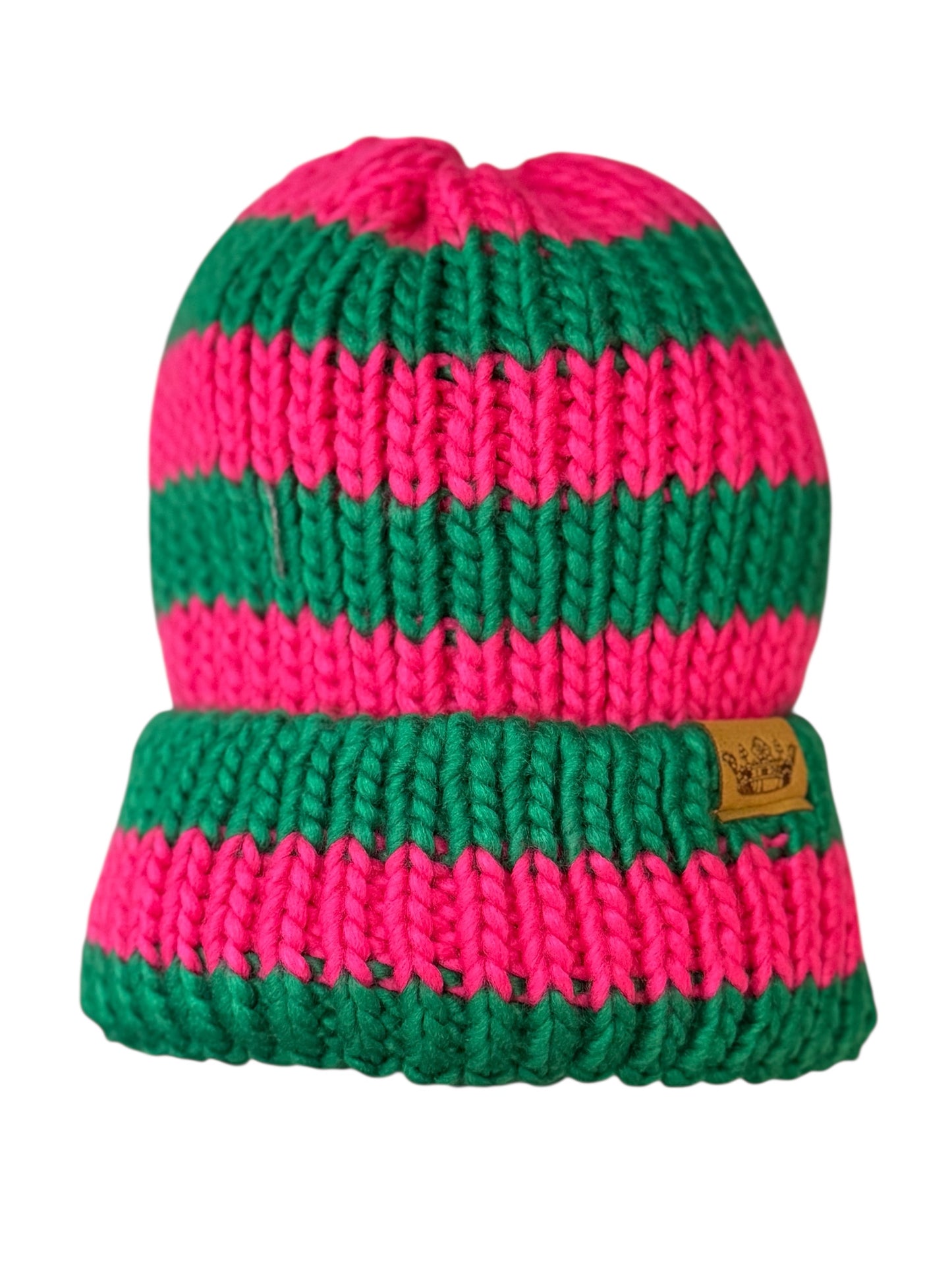 Striped Knit Beanie