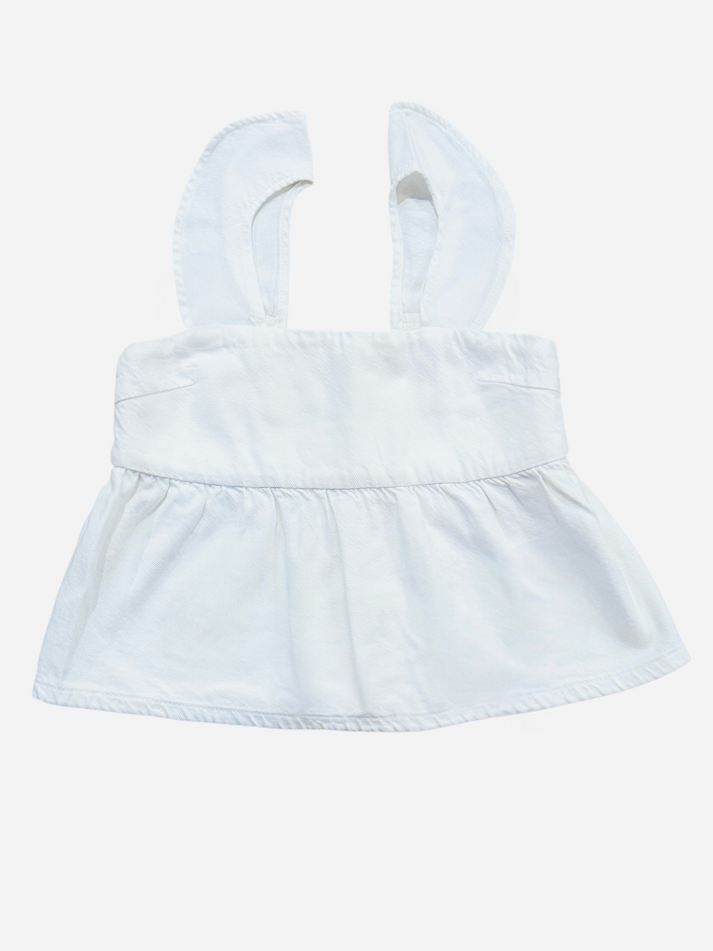 Meredyth White Denim Top