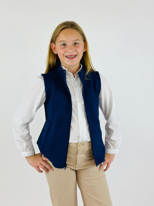 Quilted Virginia Vest - Northshore Navy