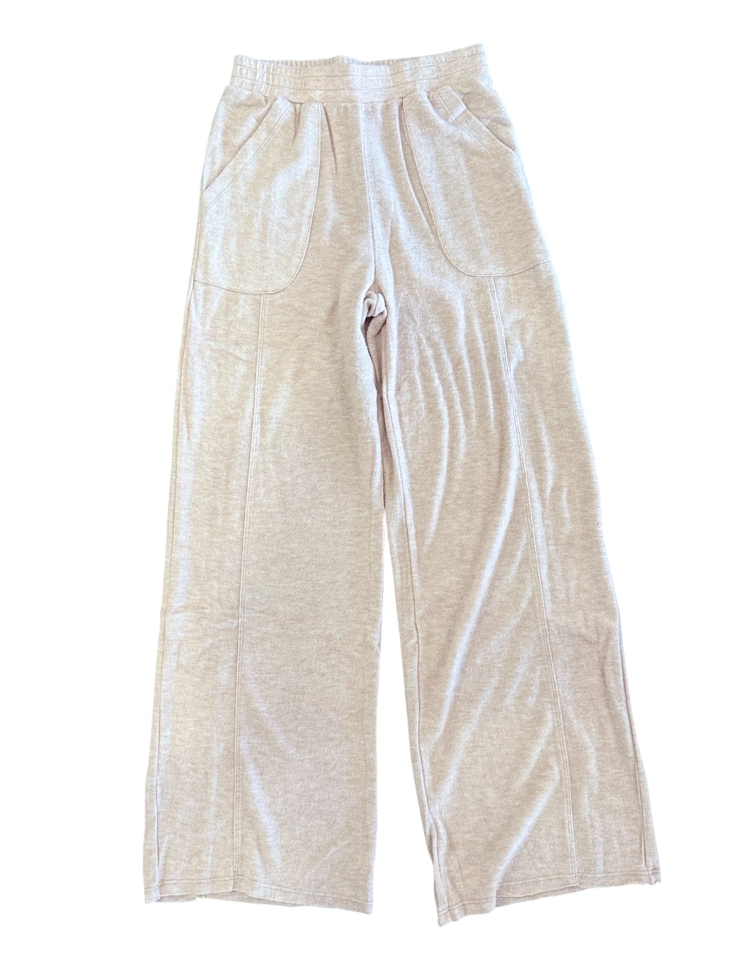 Tenly Hacci Jersey Wide Leg Pant - Blush Pink