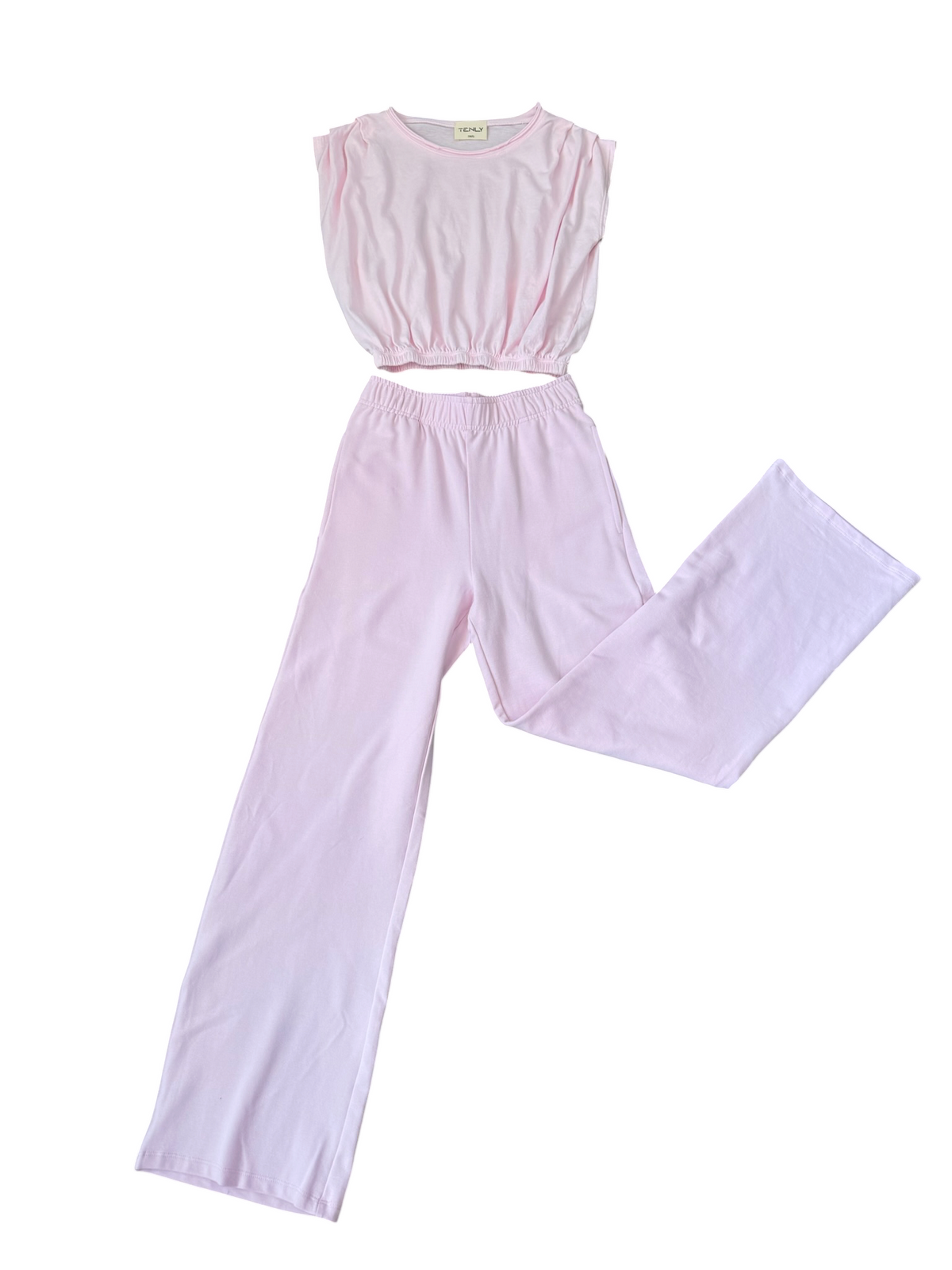 Tenly French Terry Weekend Pant - Pink Guava