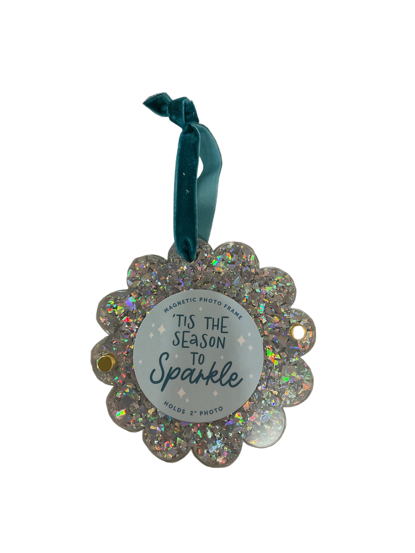 Ornament Picture Frame - Silver Confetti