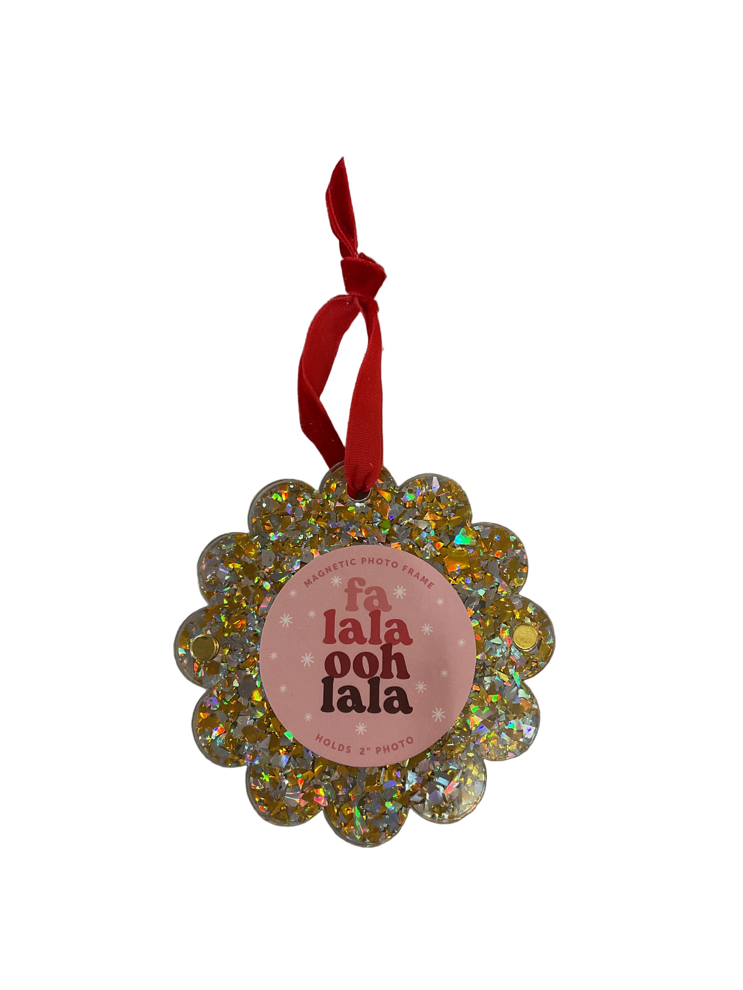 Ornament Picture Frame - Gold Confetti