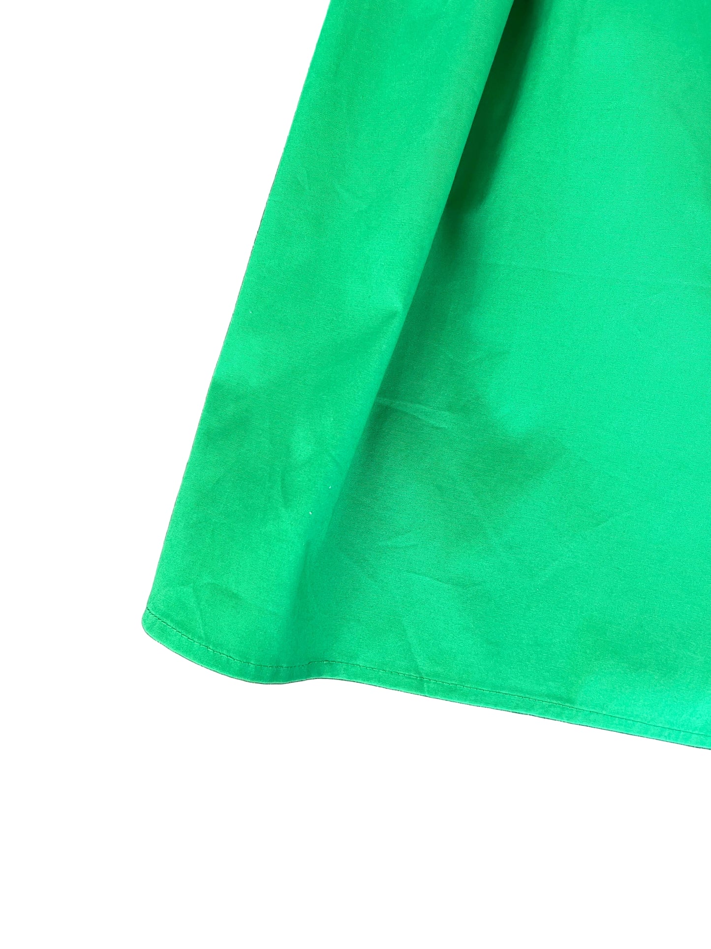 Tenly Poplin Midi Skirt - Kelly Green