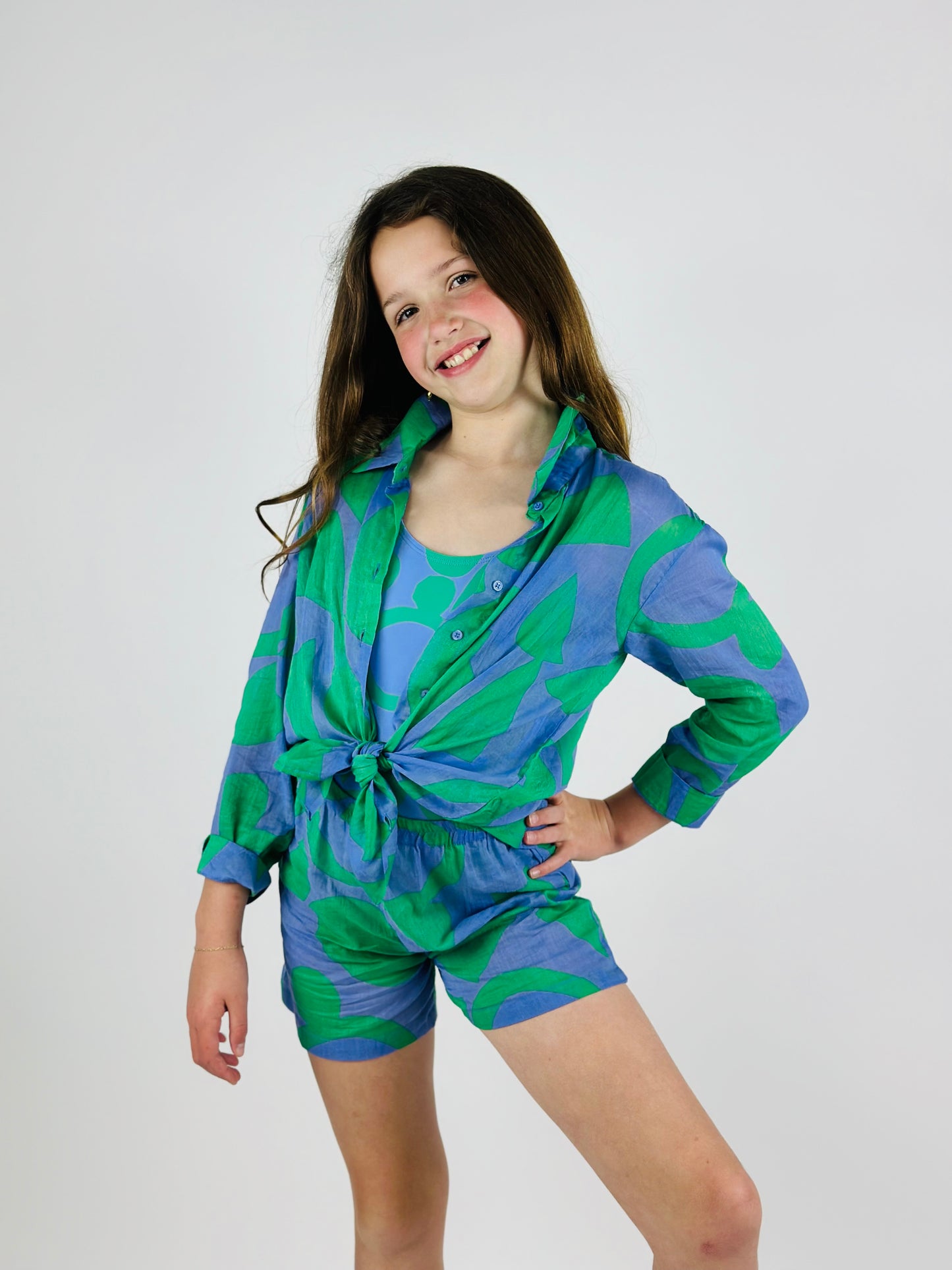 Summer Vibes Swim Cover Shirt