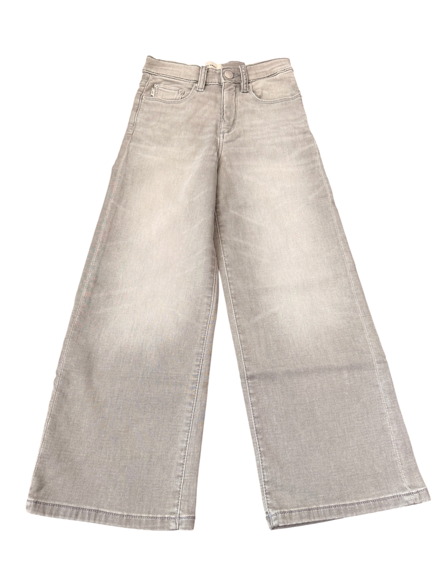 Lily Wide Leg - Washed Grey Knit