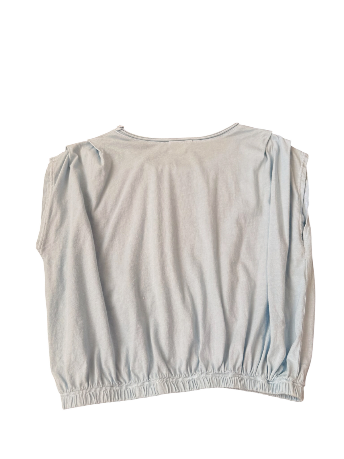 Tenly Pleated Shoulder Tee - Saltwater Taffy