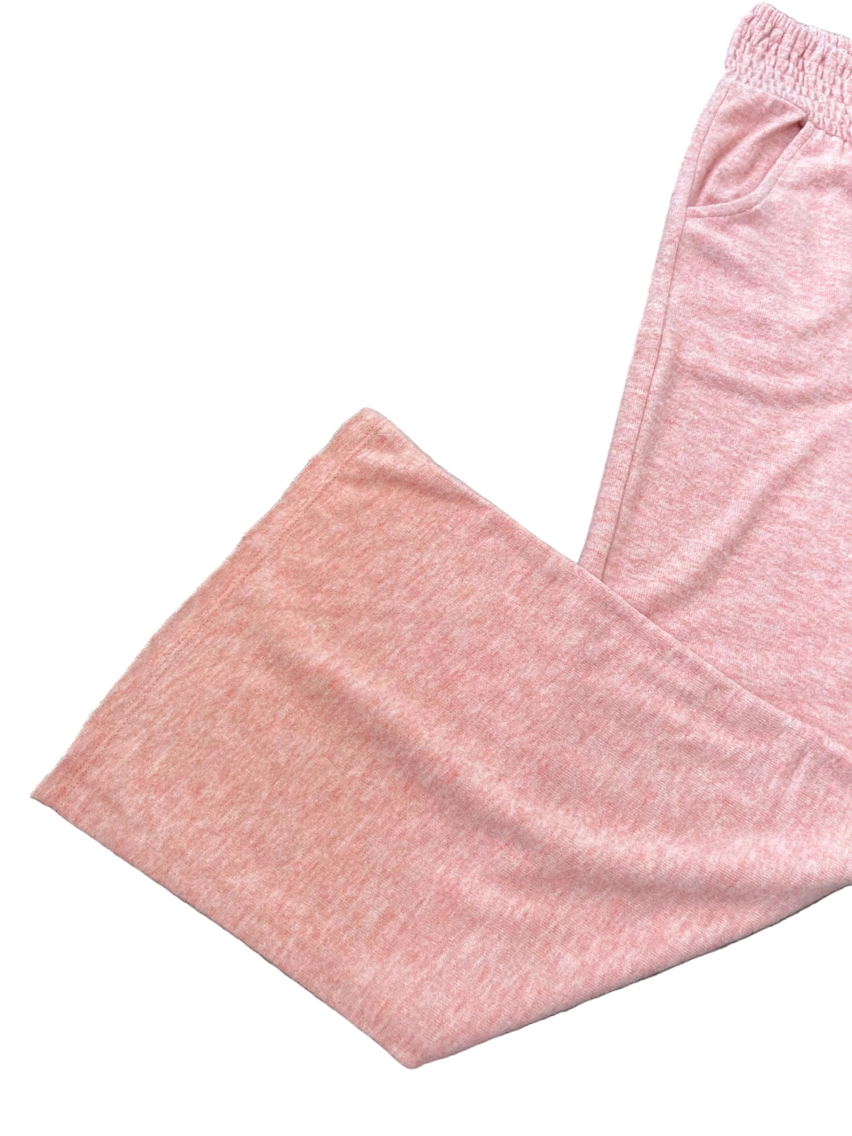 Tenly Hacci Smocked Waist Pant - Cranberry