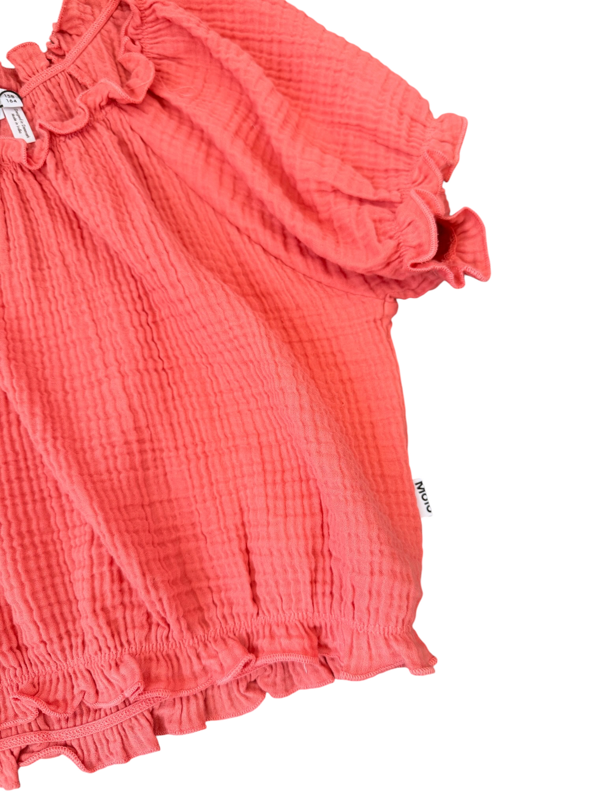 Rafaela Gauze Crop Top - Faded Rose