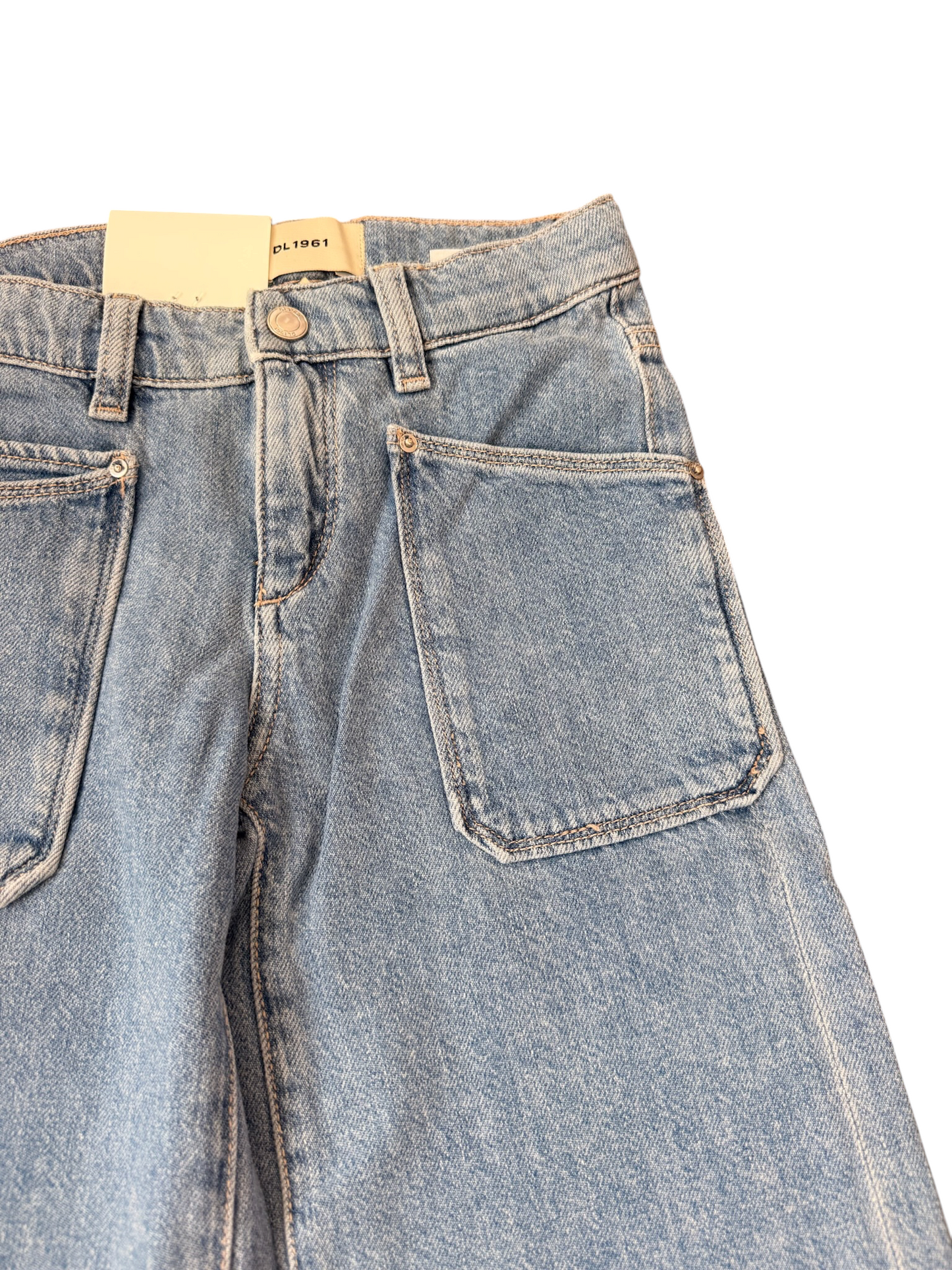 Lily Wide Leg w/Front Pockets - Lt. Blue