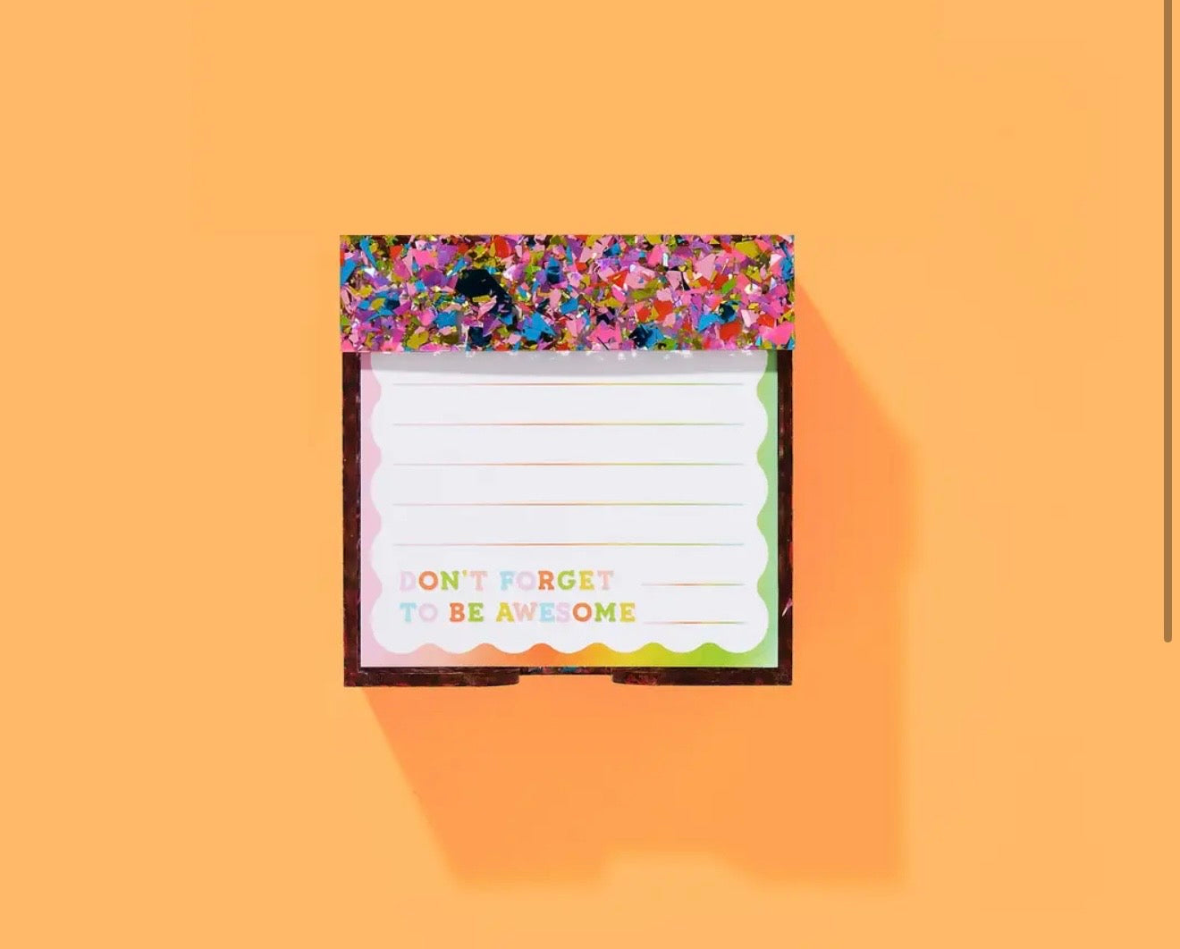 Confetti Note Holder