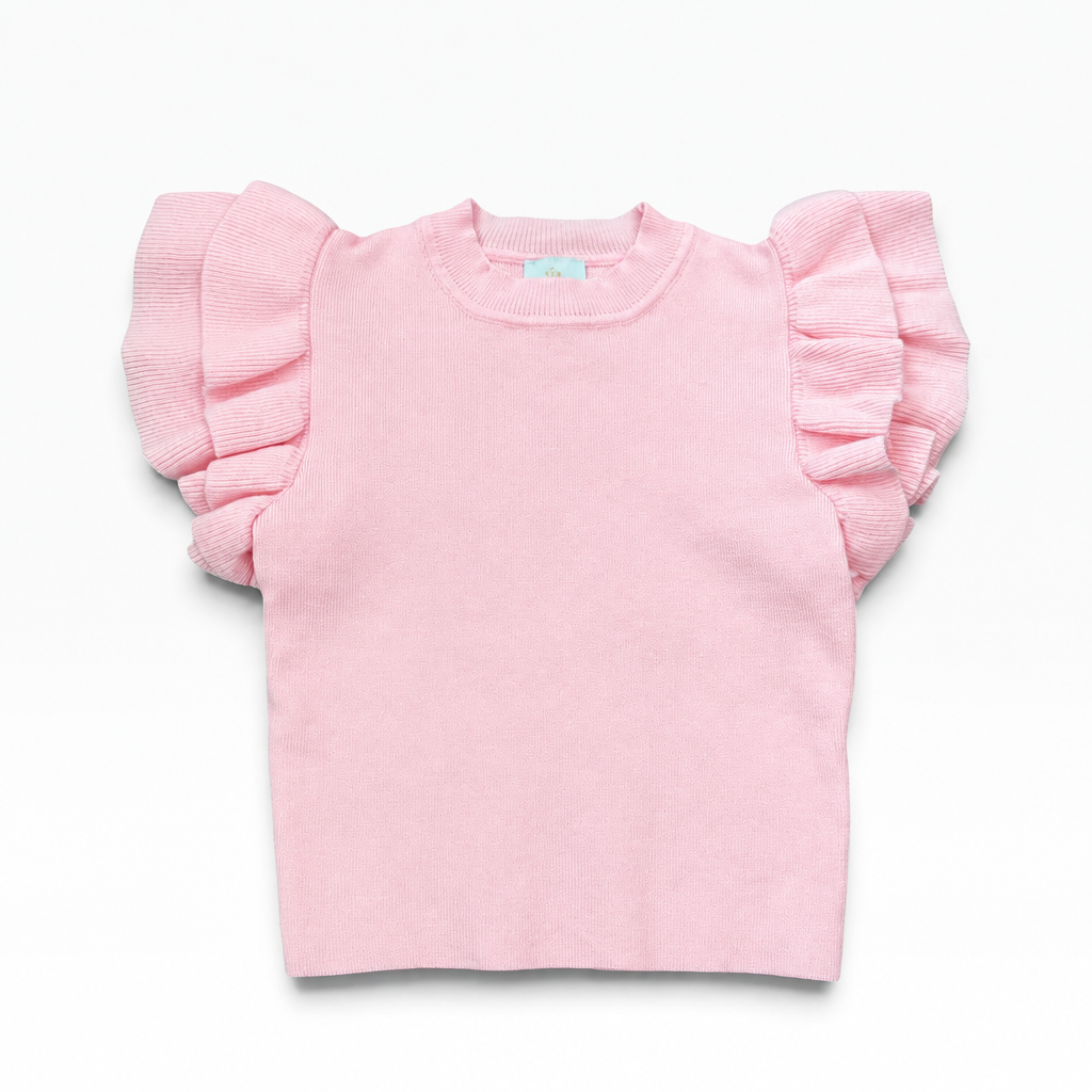 J. Marie Annie Tween Sweater - Baby Pink