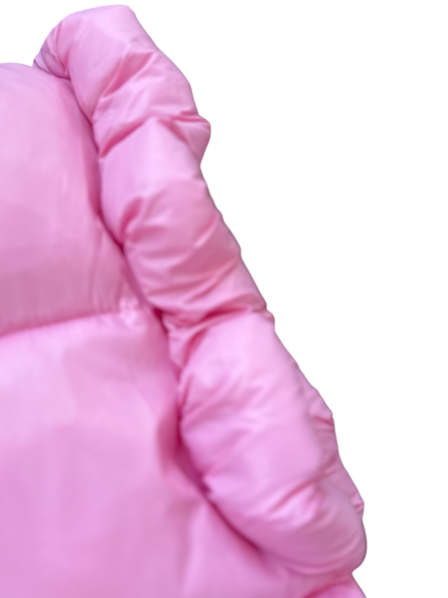 Ruffle Puffer Vest With Bows