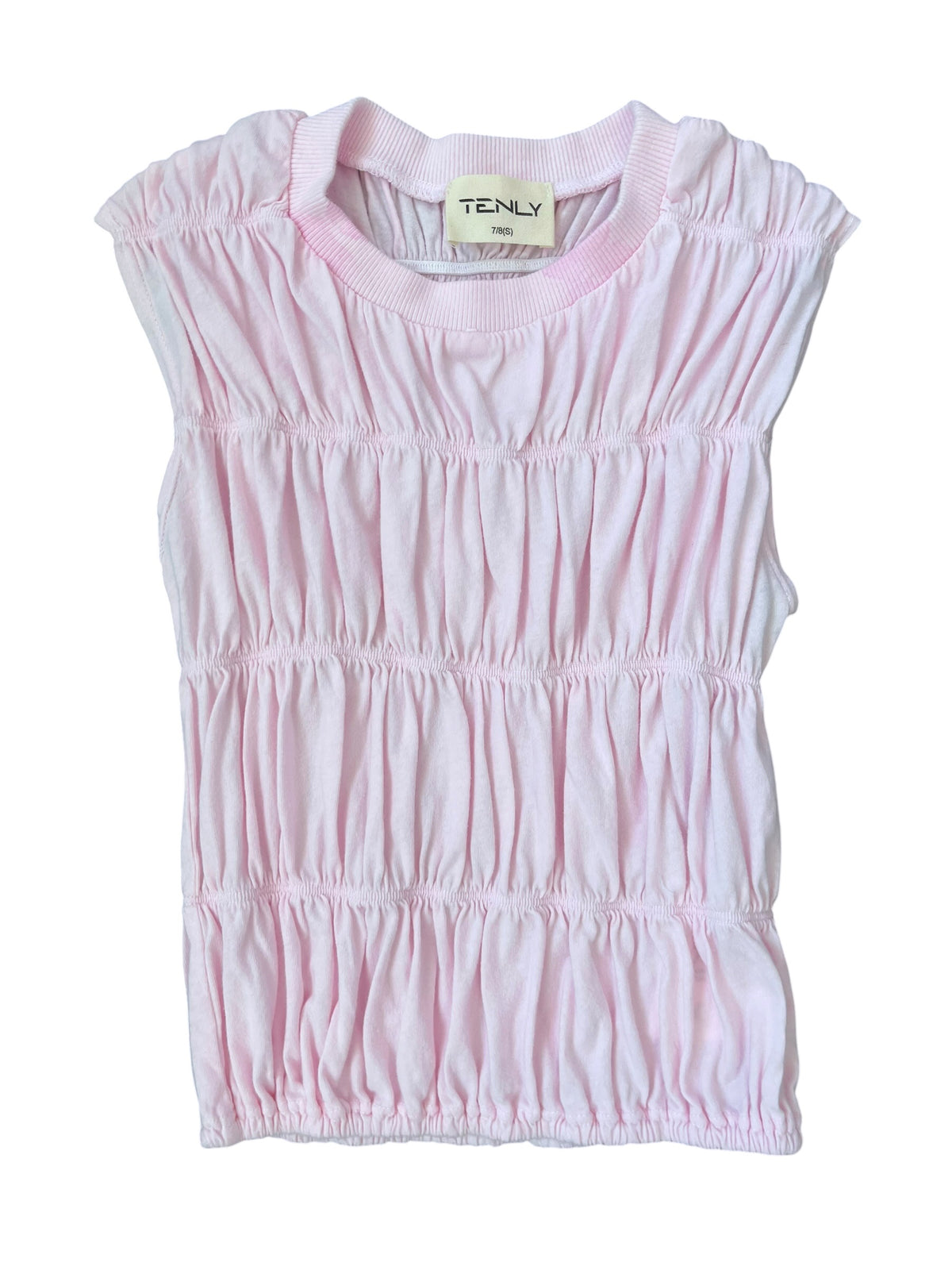 Tenly Ruched Tank - Pink Guava