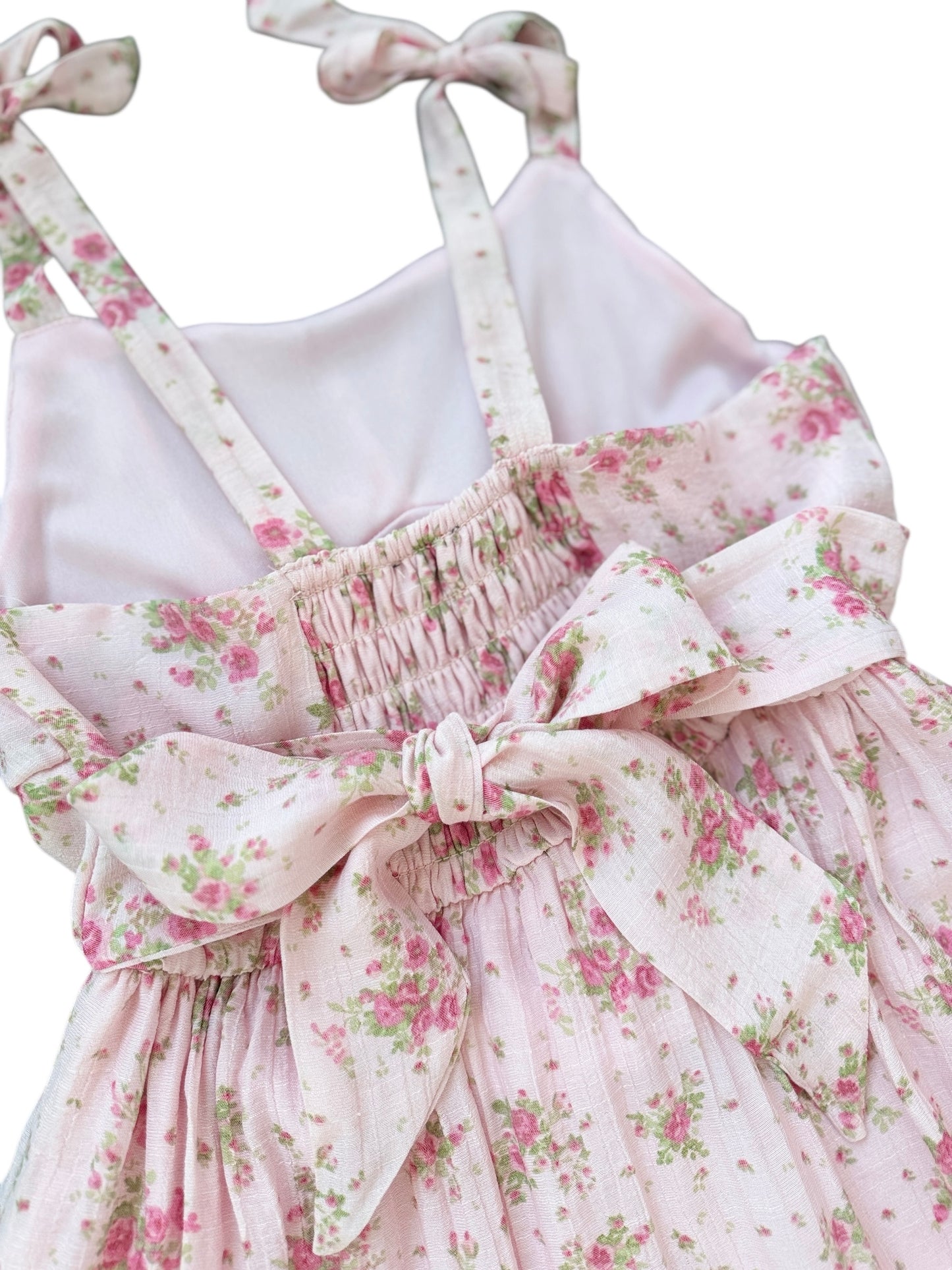Rose Garden Maxi Dress - Blush Pink