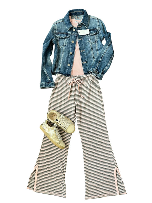 Easy Going Lounge Flare Pant - Dusty Rose