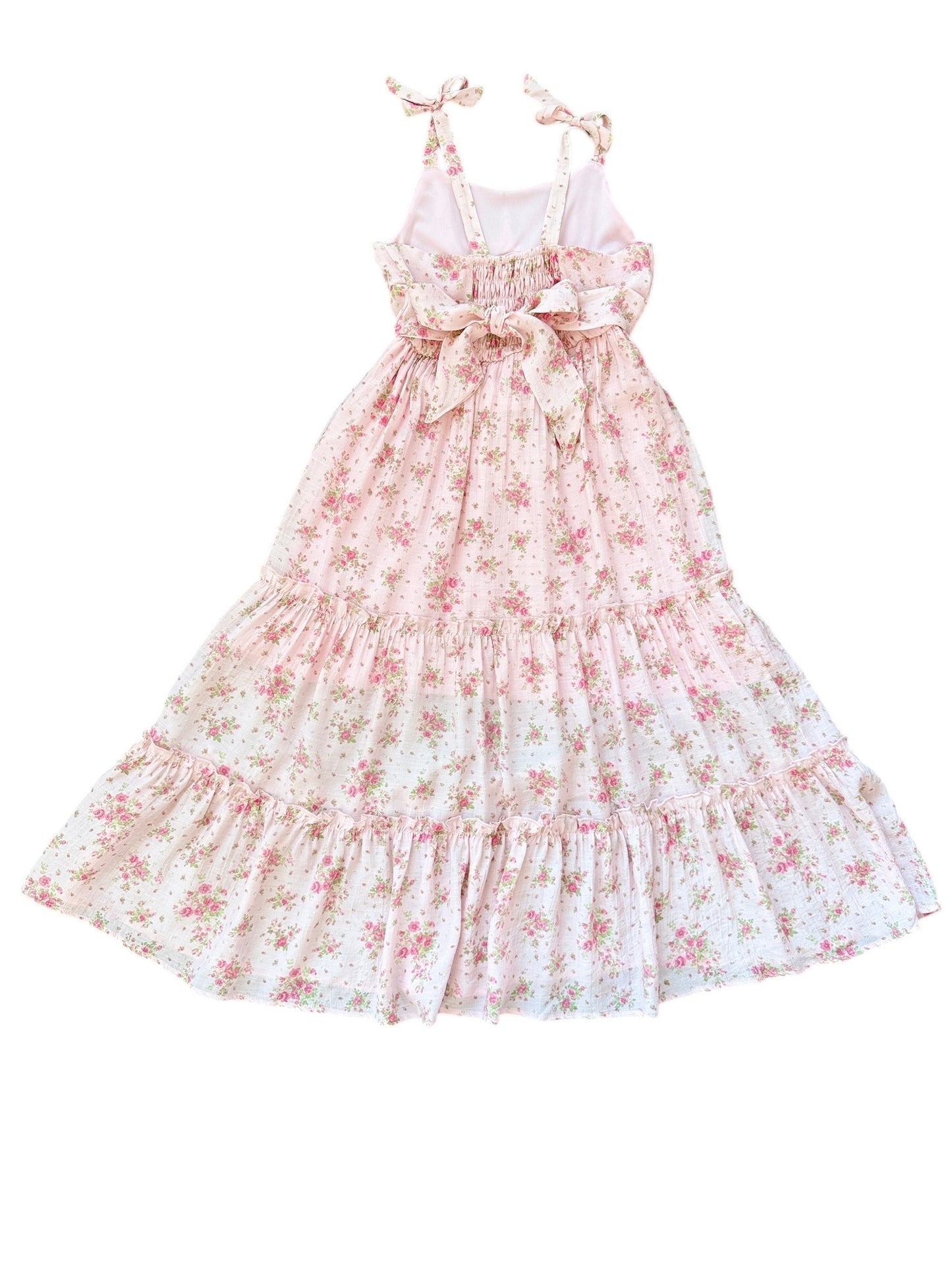 Rose Garden Maxi Dress - Blush Pink