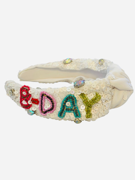 B-Day Girl Sequin Headbead