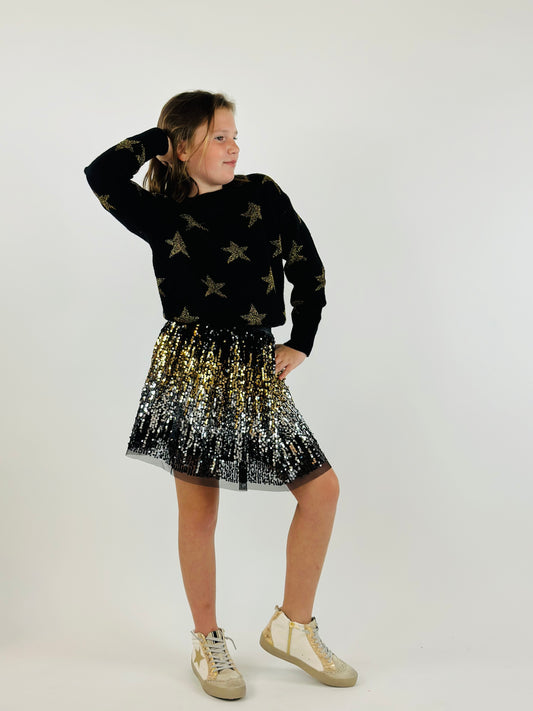 Ombré Sequin Skirt