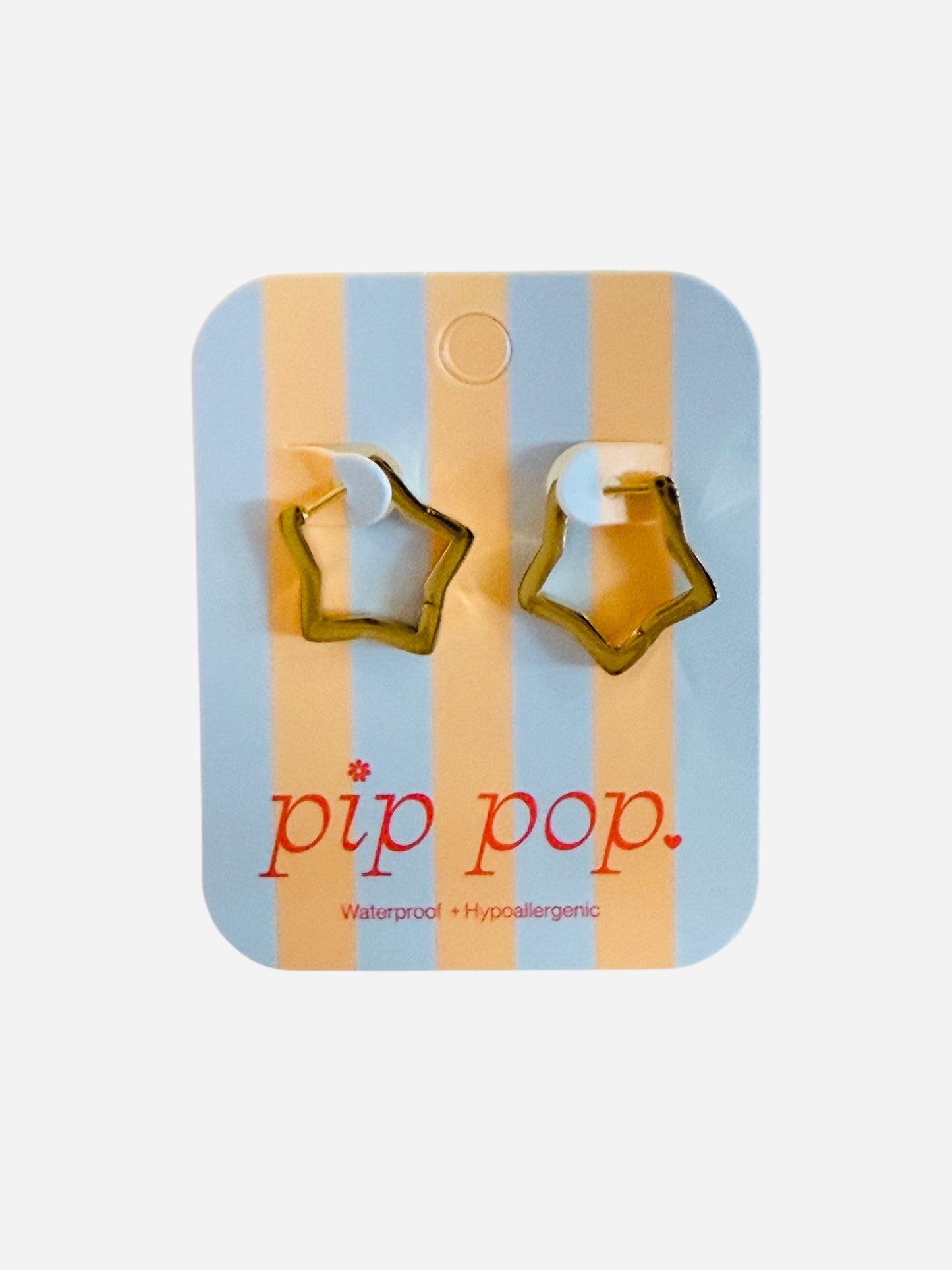 Pip Pop Star Hoop Earrings