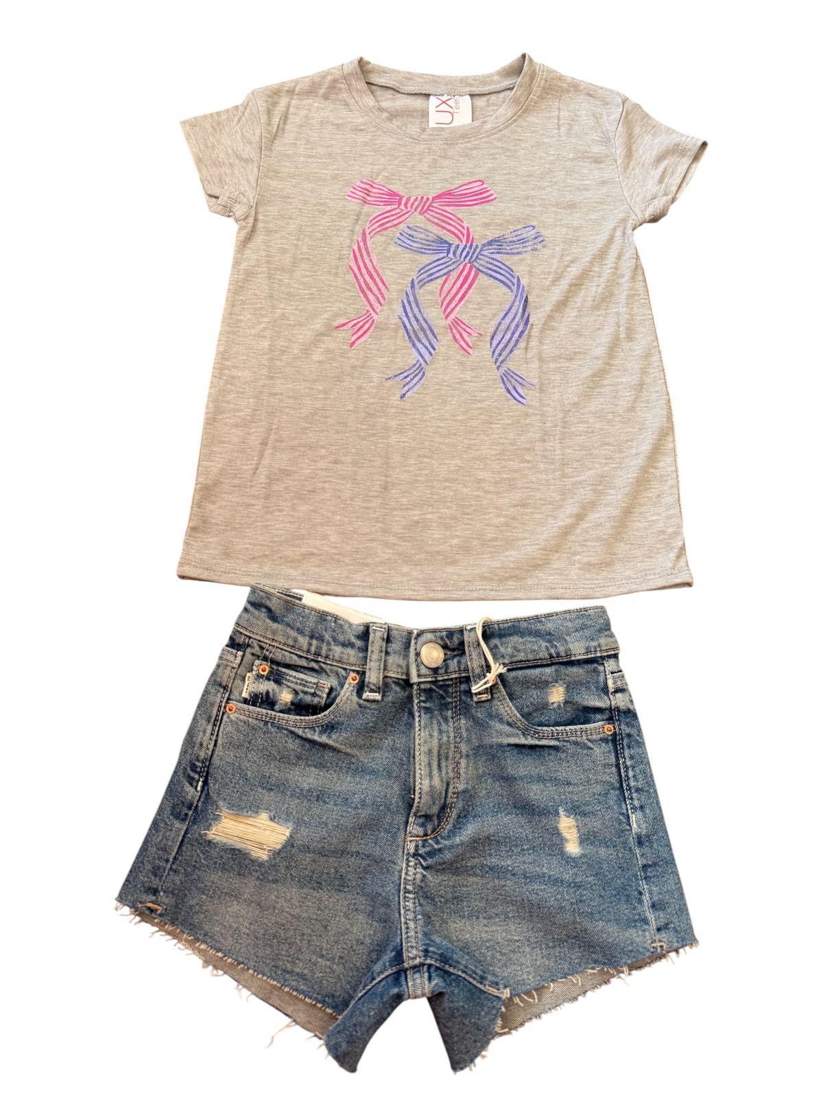 Pink and Purple Bows Tee