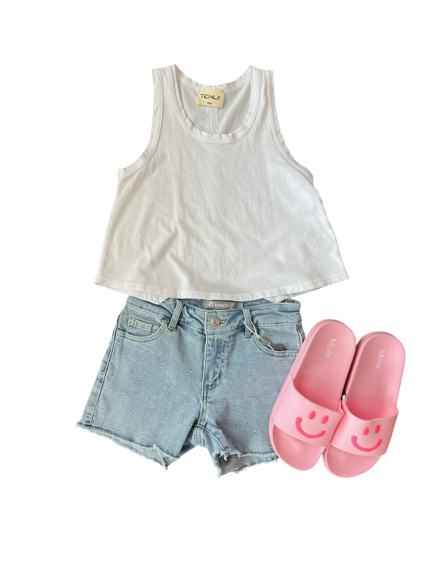 Tenly Flared Swing Tank - White