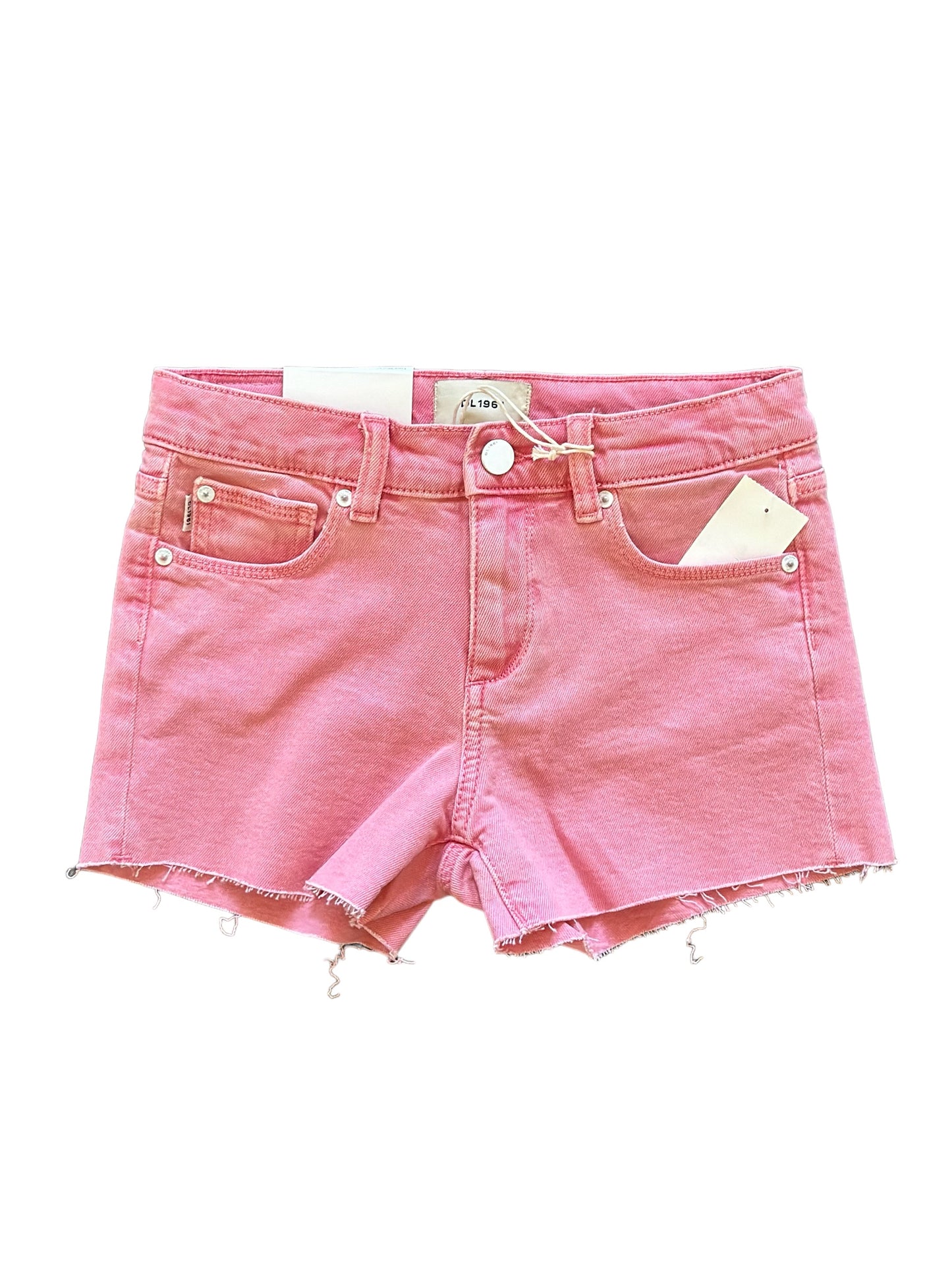 Lucy Denim Cut Off Shorts - Dusty Rose