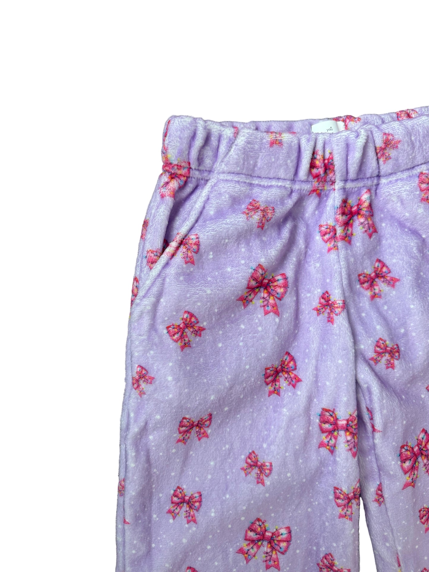 Plush Holiday Bows Lounge Pant